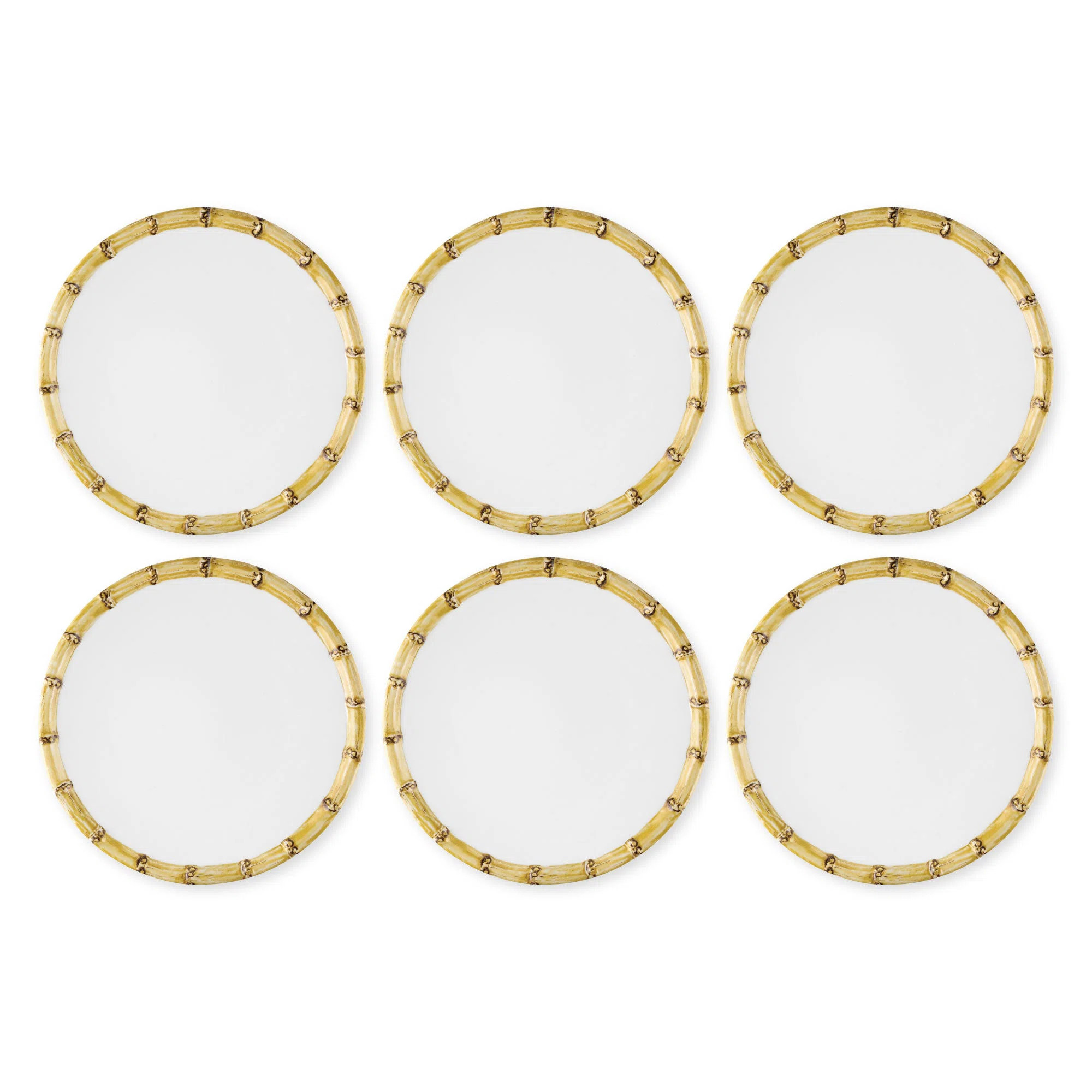 Bamboo, 9" Melamine Plate S6 (Set of 6) | Wayfair North America