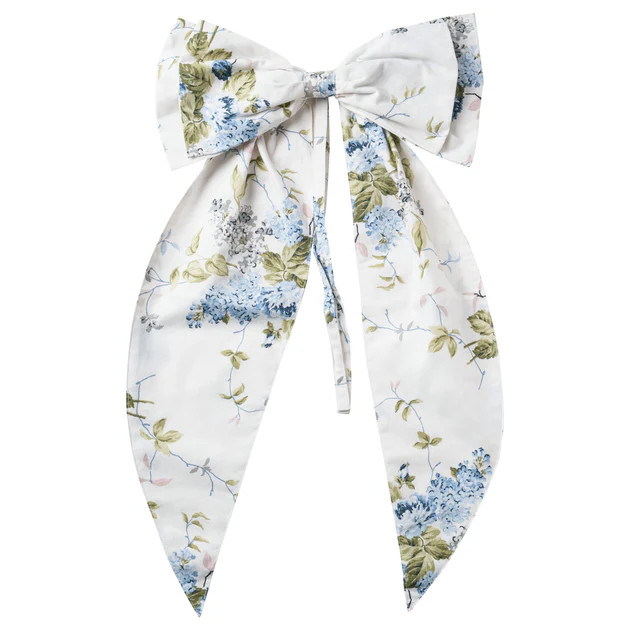 Hydrangea Toile Oversized Bow | Cailini Coastal
