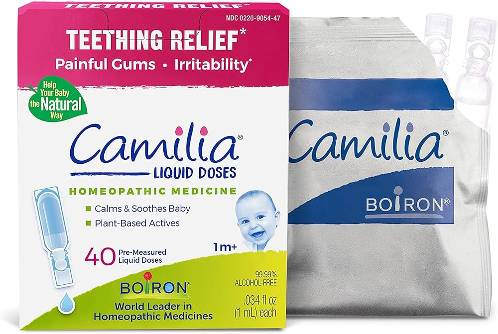 Boiron Camilia Drops - Relief of Painful or Swollen Gums and Irritability in Babies - for Daytime... | Amazon (US)