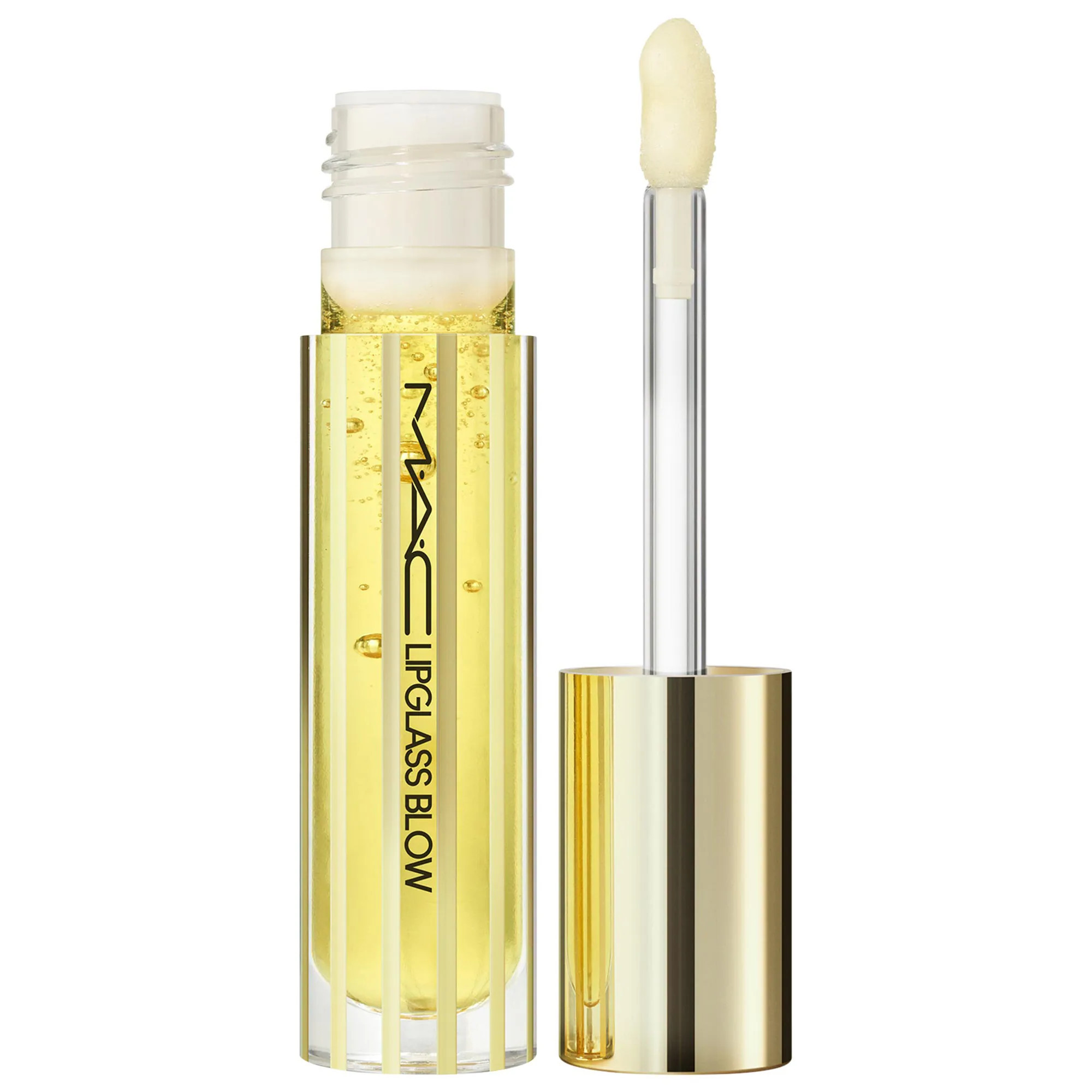 MAC Cosmetics Lipglass Blow Plumping Non-Sticky Lip Oil Ginger Zinger 0.17 oz/5 mL | Sephora (US)