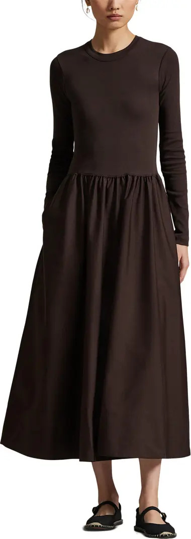 Polo Ralph Lauren Long Sleeve A-Line Dress | Nordstrom | Nordstrom