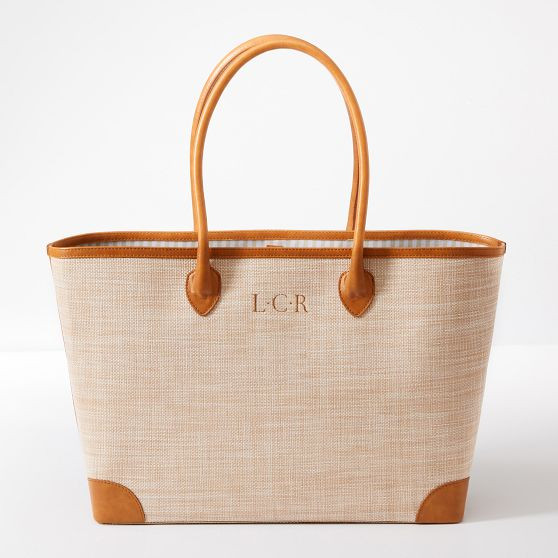 Montauk Raffia Tote | Mark and Graham