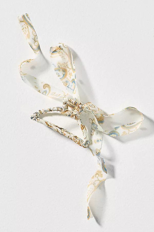 Paisley Bow Hair Claw Clip | Anthropologie (US)
