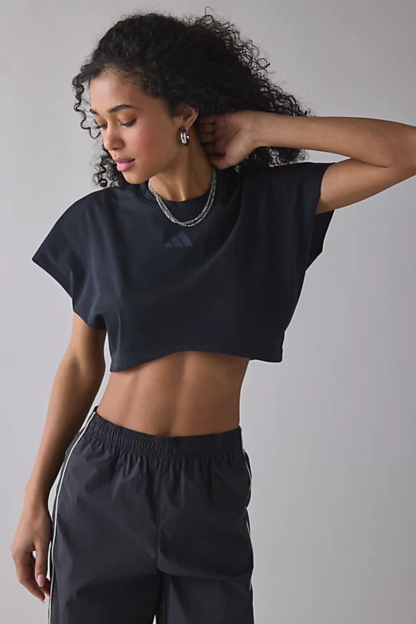 adidas Power Workout Cropped Tee | Urban Outfitters (US and RoW)