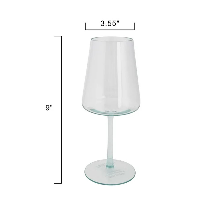 Better Homes & Gardens Plastic Flare Wine Glass, Teal | Walmart (US)