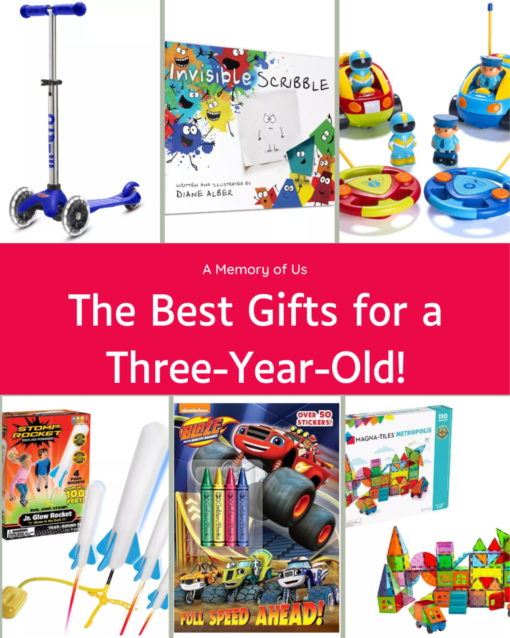 Gift guide for a three year old! Everything here will ship in time for Christmas. Also, everything is also on sale! Books 20% off, other toys save $10 with $50 purchase and save $25 on a $100 toy purchase. These would all make great gifts for a three year old. 

#LTKkids #LTKGiftGuide #LTKsalealert