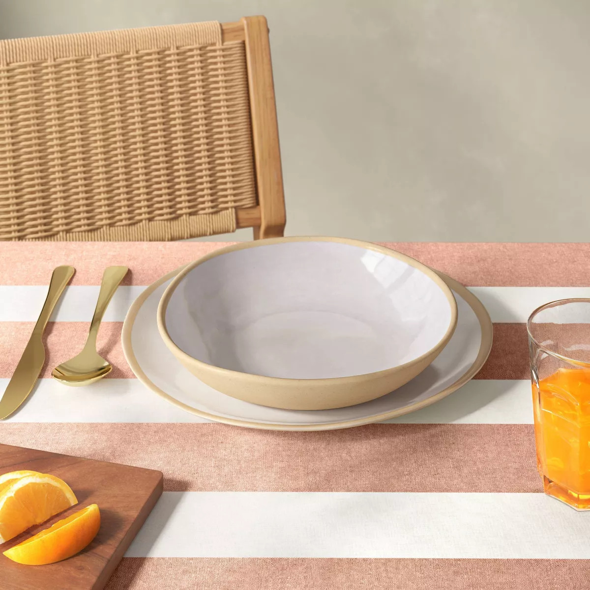 Coastal 36.5 fl oz Melamine Plastic Dinner Bowl Ivory - Threshold™ | Target