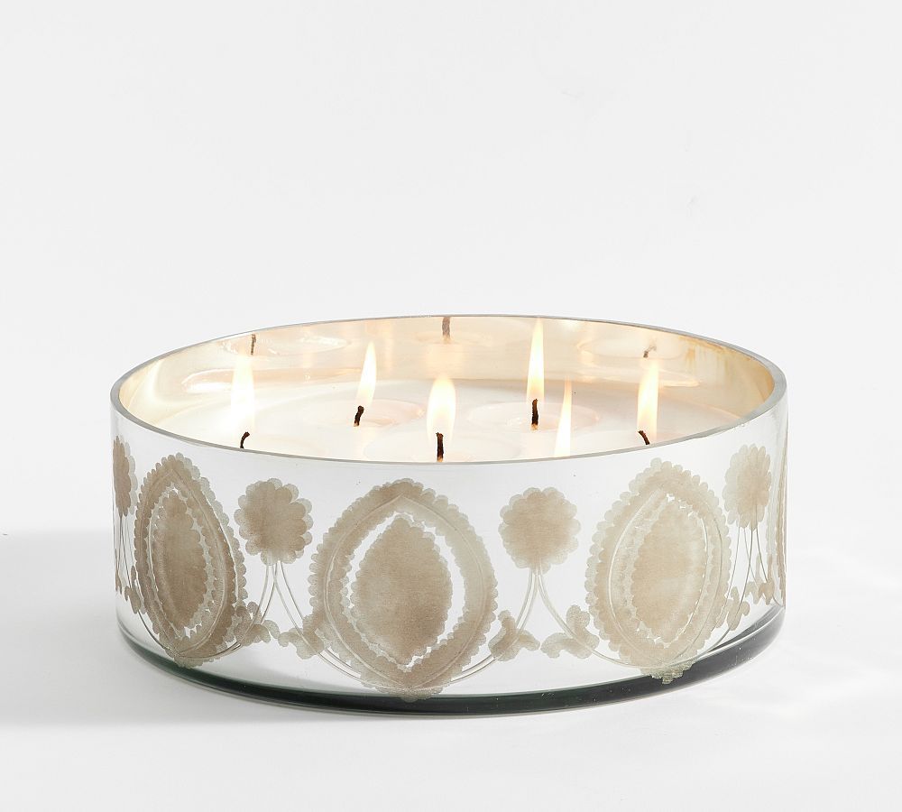 Vintage Wreath Candle - Snow Berry | Pottery Barn (US)