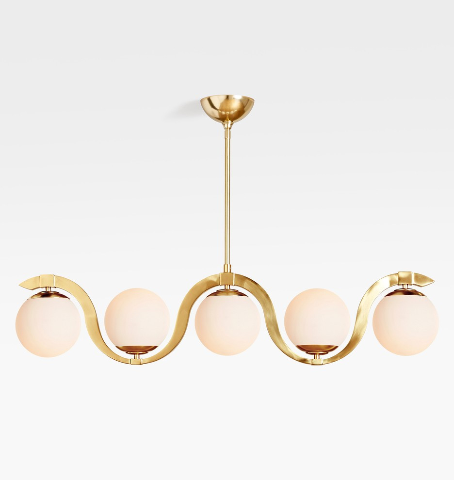 Reedway 5 Light Linear Pendant | Rejuvenation