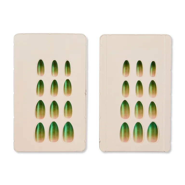 Wicked Press-On Nails for Adults, Multicolor, 24 Pack, Halloween by Way To Celebrate - Walmart.co... | Walmart (US)