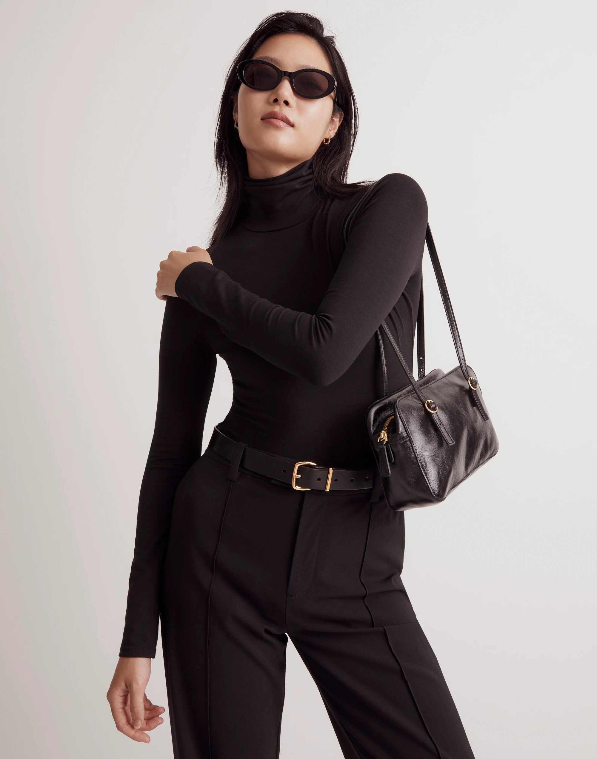 Turtleneck Thong Bodysuit | Madewell