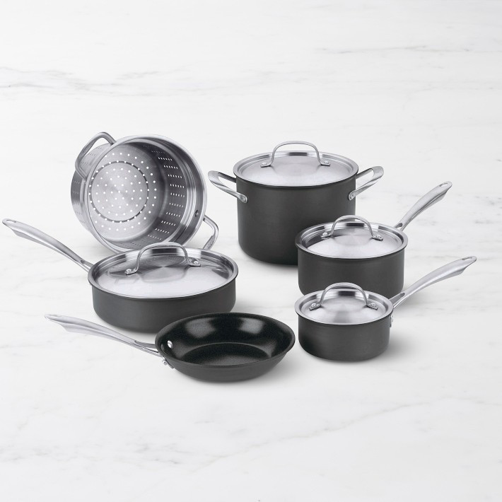 Cuisinart GreenGourmet Hard Anodized Nonstick 10-Piece Cookware Set | Williams-Sonoma