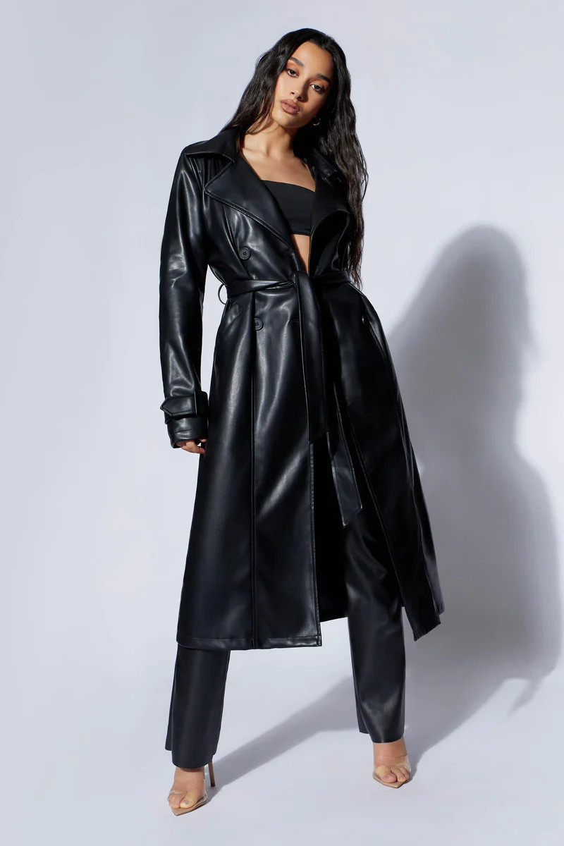Isla Pu Trench - Black | MESHKI US