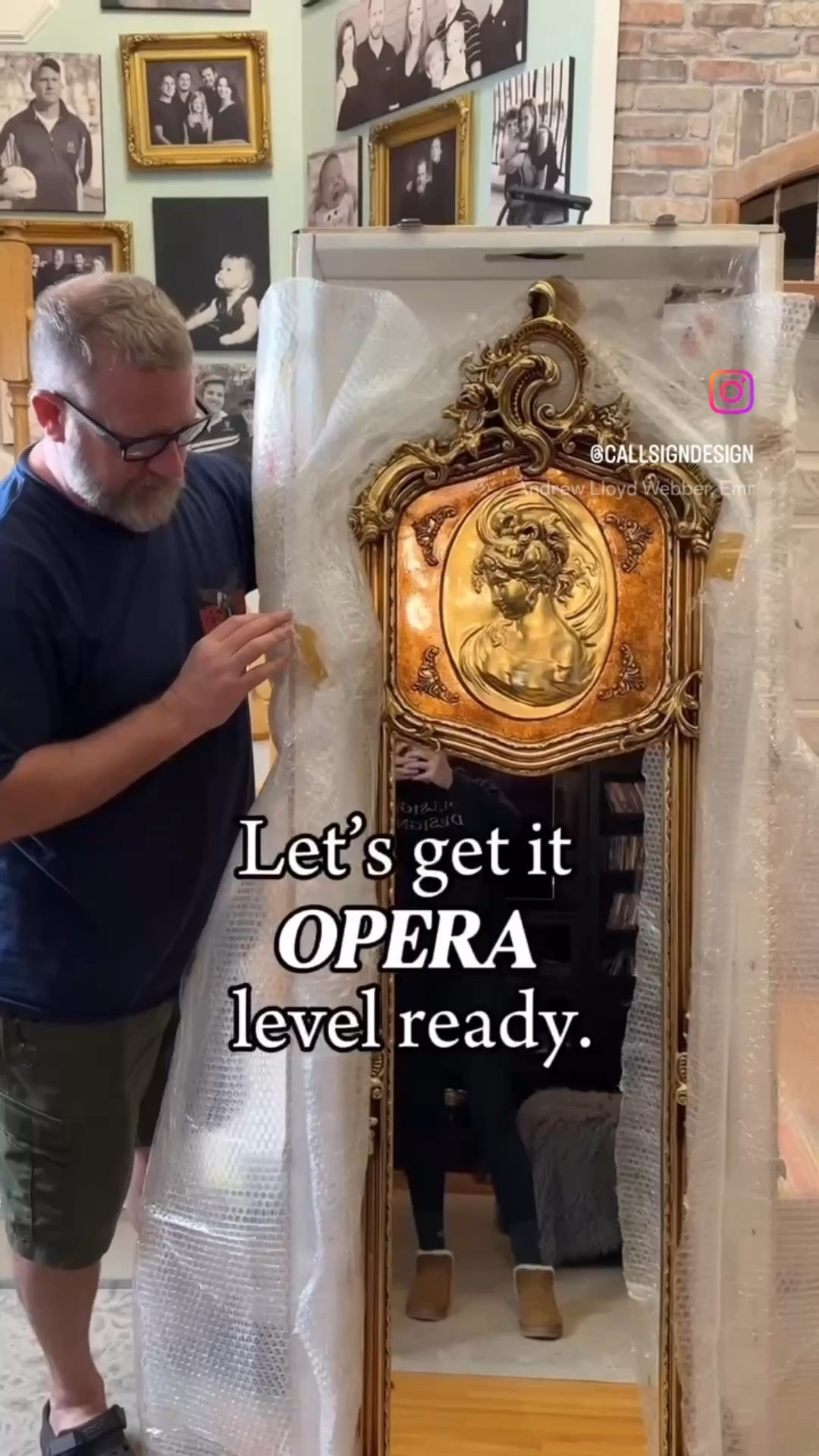 Beautiful ornate imported wall mirrors that make every glance feel a little theatrical. Dramatic, elegant, and full of old world charm, they bring that going to the opera kind of glamour into your everyday space. ✨ 

#OrnateMirrors #OldWorldCharm #TimelessElegance #StatementDecor #LuxuryInteriors #HomeDecor #InteriorStyling #callsigndesign