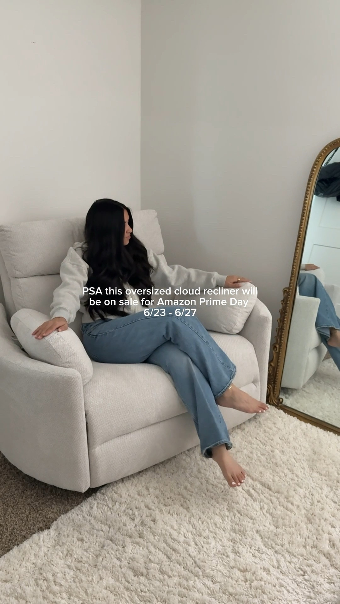 My favorite oversized recliner will be on sale for Amazon Prime Day! The Mochi by FlexiSpot and I have the classic in the color beige

#LTKdayinmylife #LTKHome