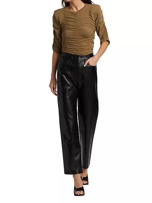 Agolde Recycled Leather Pants | Saks Fifth Avenue