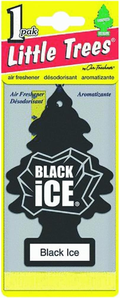 Little Trees Air Freshener Tree MTR0004 Black Ice Fragrance For Car Home Boat Caravan - Single Pa... | Amazon (UK)