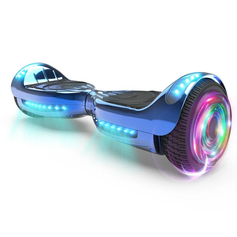 Flash Wheel Hoverboard 6.5" Bluetooth Speaker with LED Light Self Balancing Wheel Electric Scoote... | Walmart (US)