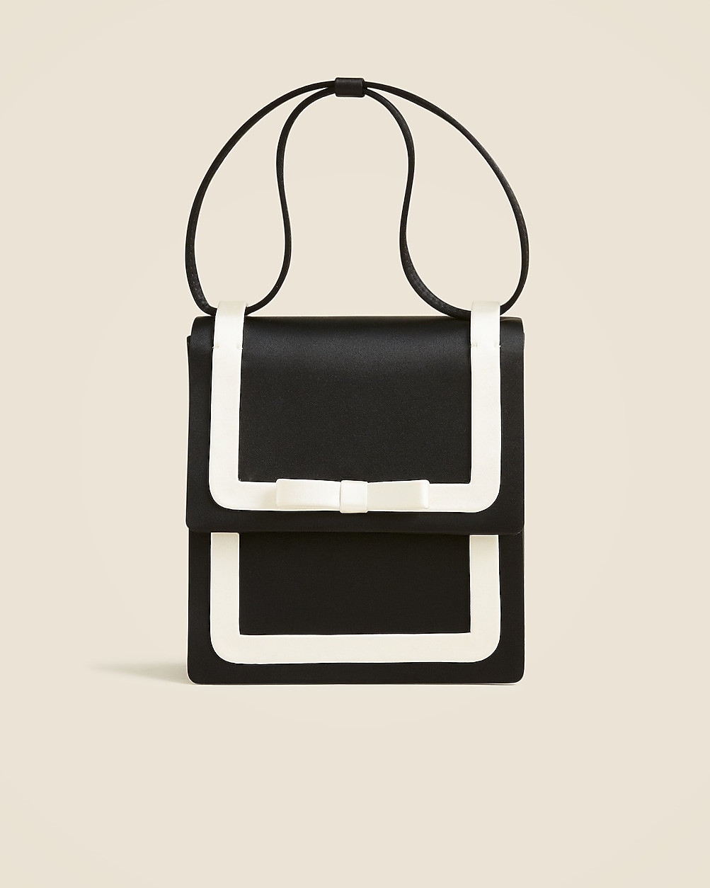 Collection small bow bag in satin | J. Crew US