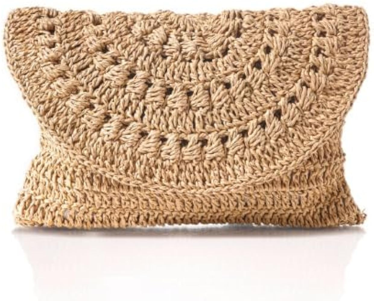 Women Straw Bag Wallet Women's Handwoven Handle Wallet Envelope Style Summer Beach Purse Wallet C... | Amazon (US)