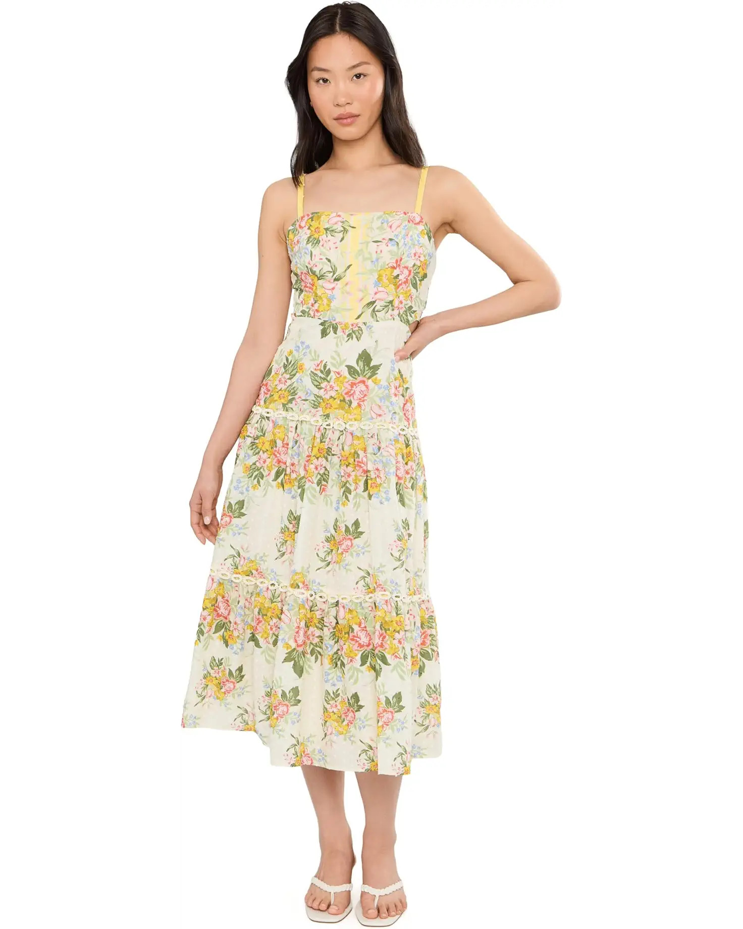 Women's Adrianna Papell Printed Midi Dress | Zappos.com