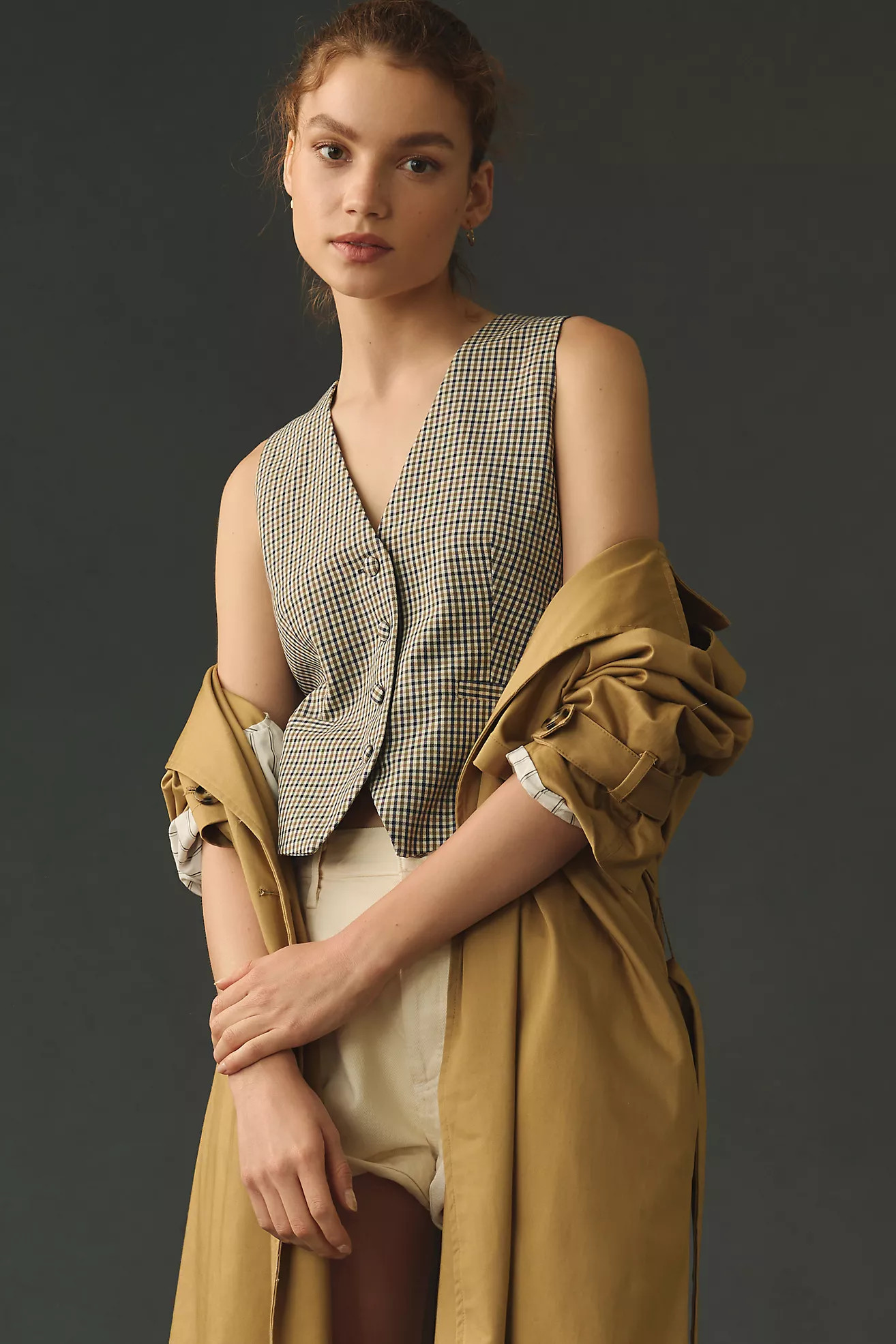 Maeve Plaid Vest | Anthropologie (US)