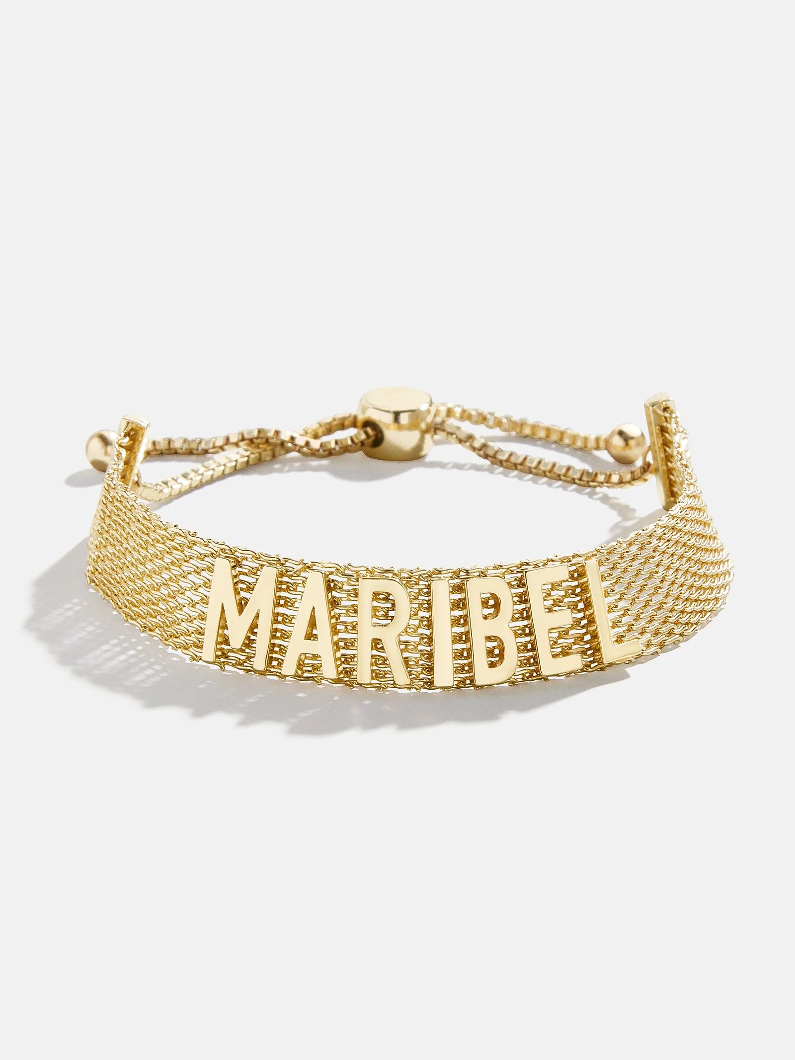 Custom Mesh Bracelet - Gold | BaubleBar (US)