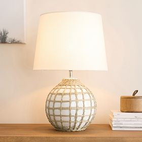 Fishing Net Ceramic Table Lamp (21") | Pottery Barn Teen