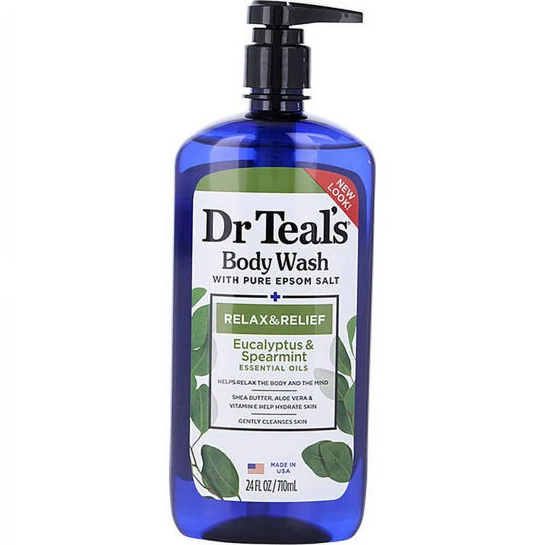 Dr. Teal's by Dr. Teal's Body Wash with Pure Epsom Salt - Relax & Relief with Eucalyptus & Spearm... | Walmart (US)