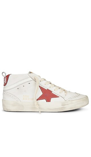 Mid Star Sneaker in White, Milky, & Brandy | Revolve Clothing (Global)