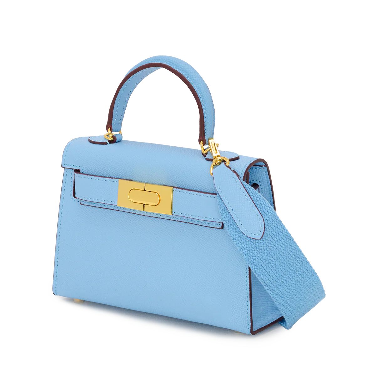 Lily and Bean Evie Leather Bag Glacier Blue PRE ORDER 3 WEEKS | Lily and Bean