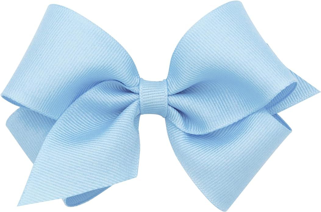 Wee Ones Baby Girls' Small Classic Grosgrain Hair Bow on a WeeStay Clip w/Plain Wrap | Amazon (US)