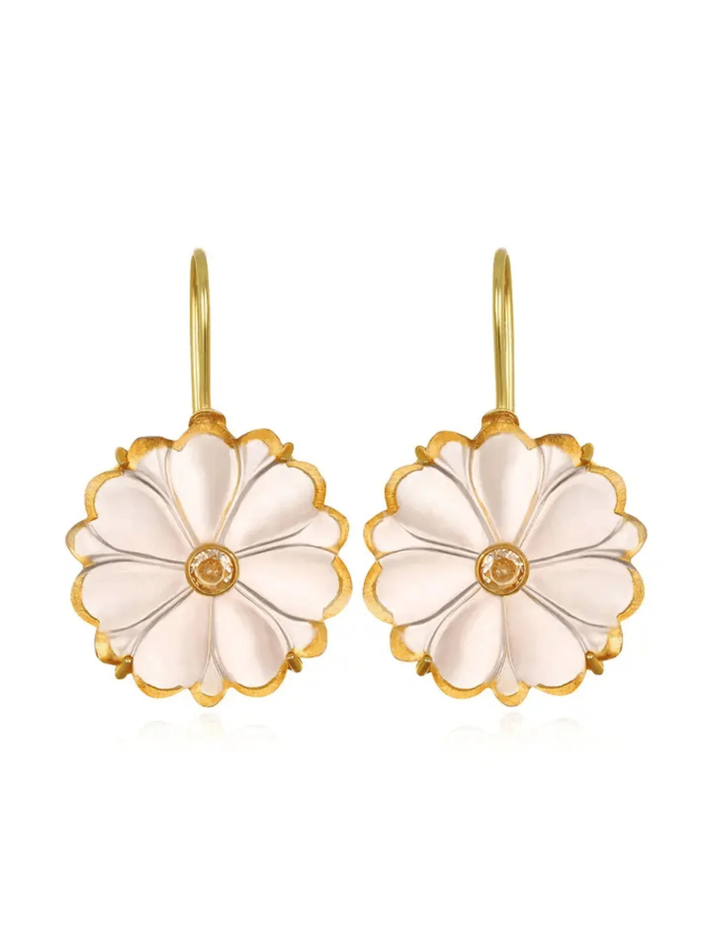 Champagne Magnolia Earring | Beau & Ro