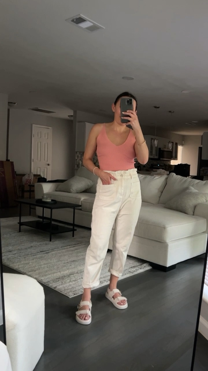 Sandals 

Summer sandals

Summer style 

Vacation style 

White pants 

Tan pants 

I normally wear a 6.5 in Steve Madden heels and then a 7 in most all flat shoes, I tried on both the 6.5 and 7 and they felt and looked very similar, I ended up going with the 7 based on the recommendation of the saleswoman. 

These pants are from Zara from a couple of years ago, very stretchy and high waisted, size 2.

Linking similar options for y’all for the pants.

#LTKunder50 #LTKunder100 #LTKshoecrush