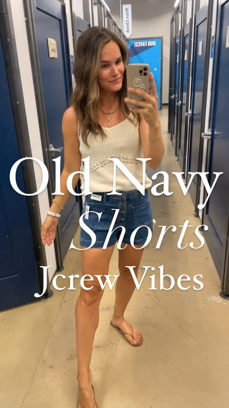 Like and comment “OLD NAVY SHORTS” to get all links sent directly to your messages. These shorts give me Jcrew vibes but on sale for $19, great quality and available in 3 washes ✨ 
.
#oldnavy #oldnavystyle #denimshorts #casualstyle #summerstyle #summeroutfit 

#LTKFindsUnder50 #LTKSaleAlert #LTKStyleTip
