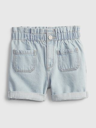 Toddler Denim Ruffle Shortie Shorts | Gap (US)