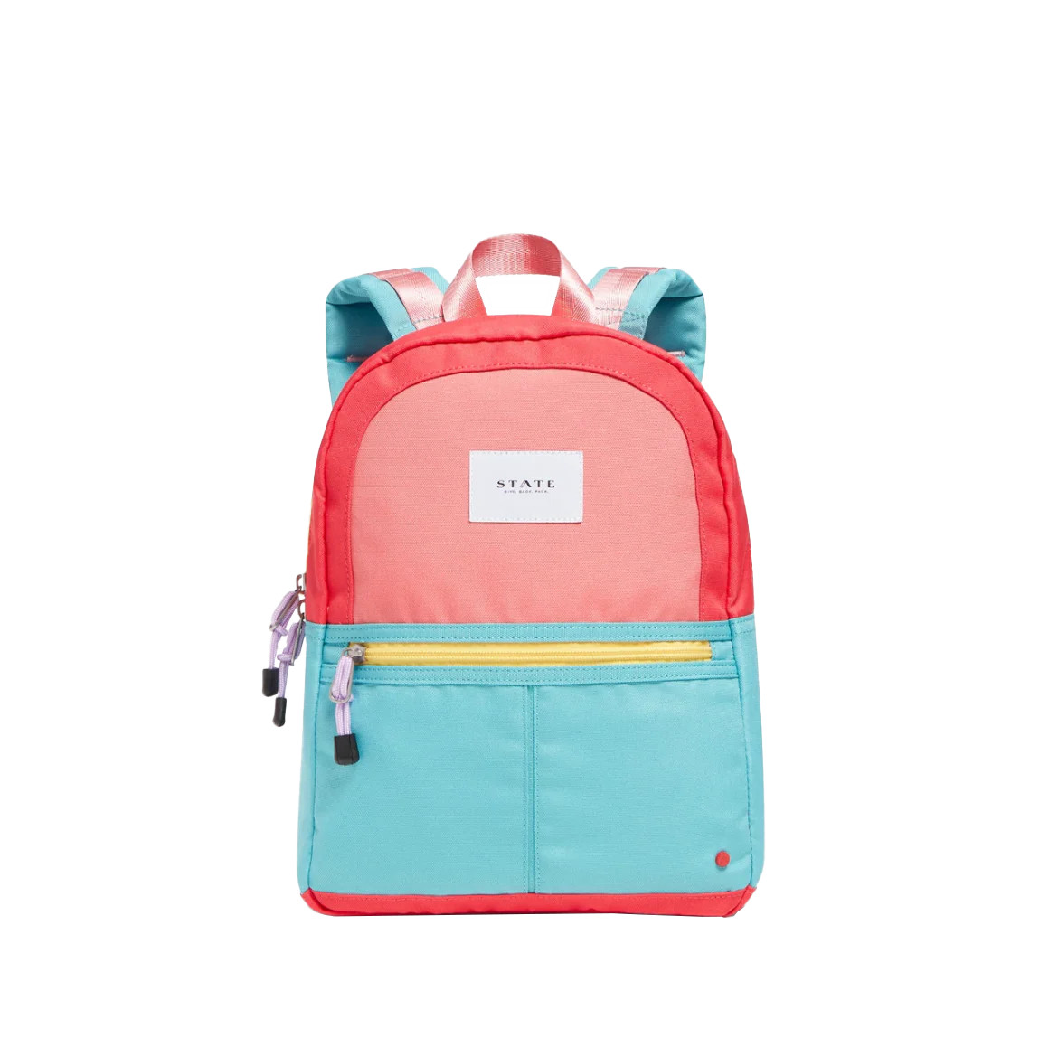 Kane Kids Mini Backpack Color Block Pink/Mint | STATE Bags