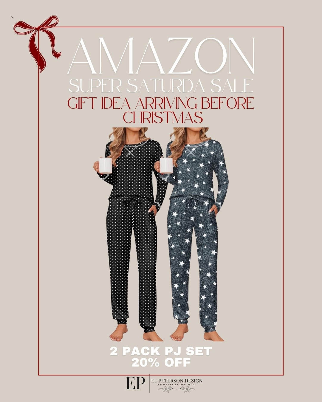 Amazon 
Super Sat Deals Arriving before Christmas 
2 pack pj sets

#LTKFindsUnder100 #LTKFindsUnder50 #LTKSaleAlert