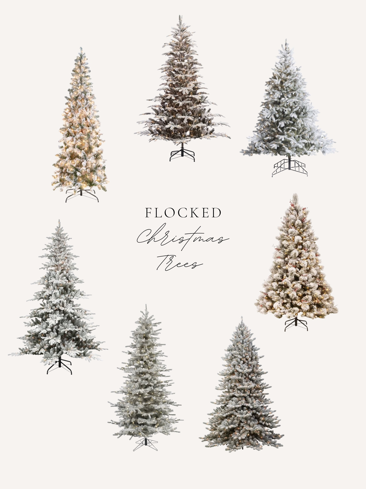 Shop my favorite flocked Christmas trees! 

#LTKSeasonal #LTKhome #LTKHoliday