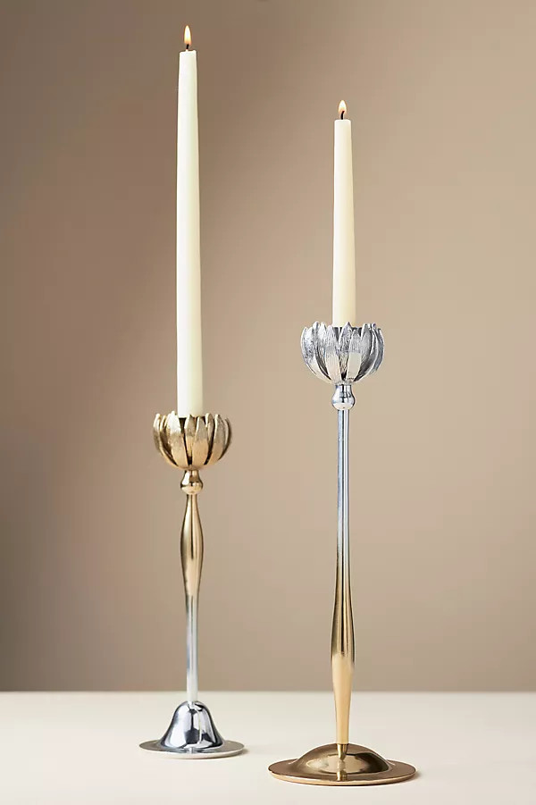 The Met x Anthropologie Floral Candle Holder | Anthropologie (US)