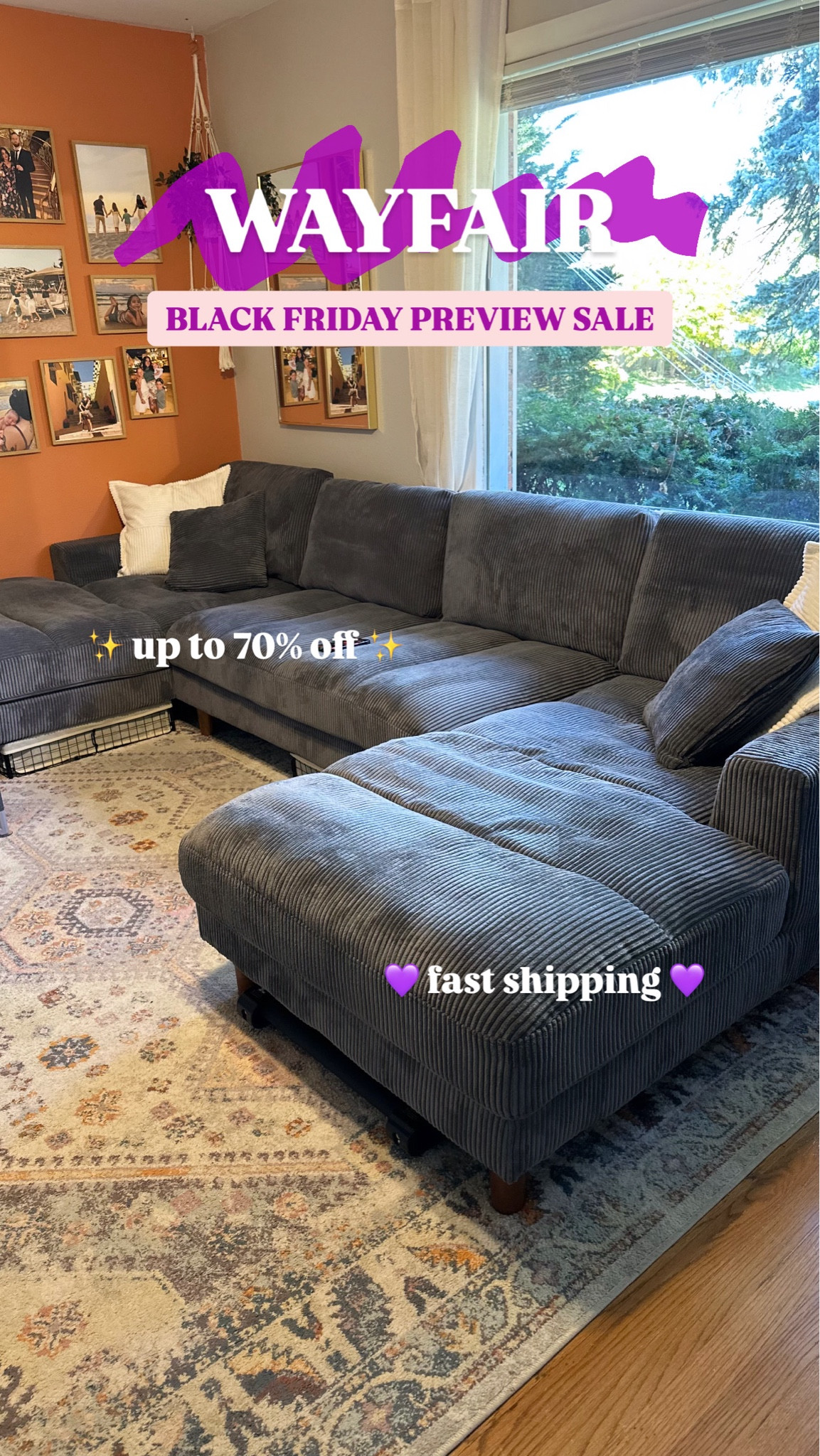 Purchasing a new couch can seem scary, but Wayfair makes it so easy. They are having their Black Friday Preview sale this month with up to 70% off and free shipping. with so many good deals, make sure you don’t miss out! 🫶🏼 @wayfair #Wayfair #ad #Wayfairpartner

#LTKGiftGuide #LTKCyberWeek #LTKHome