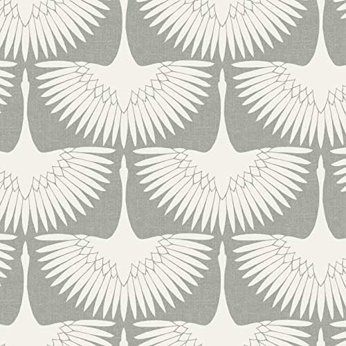 Tempaper x Genevieve Gorder Chalk Feather Flock Removable Peel and Stick Wallpaper, 20.5 in X 16.5 f | Amazon (US)