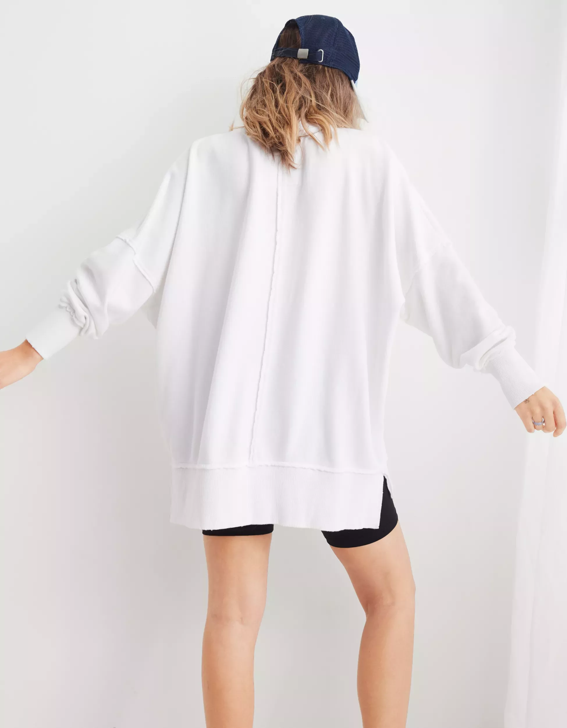 Aerie The Happiest Oversized Crew … curated on LTK