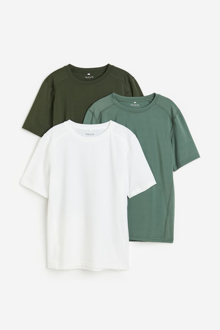 3-pack DryMove™ Sports Shirts | H&M (US + CA)