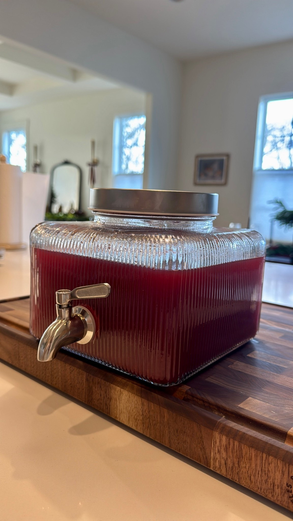 The perfect drink dispenser that actually fits in your fridge! This one has a 1 gallon capacity and is under $30 👏🏽

#LTKHome #LTKFindsUnder50 #LTKHoliday