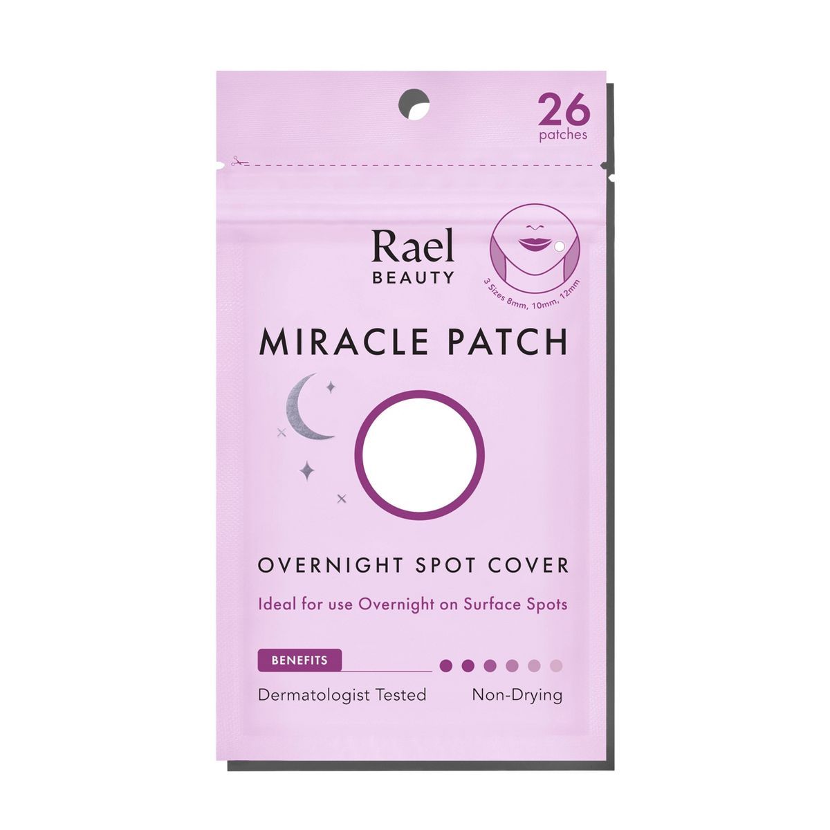 Rael Beauty Miracle Pimple Patch Overnight Spot Cover for Acne - 26ct | Target