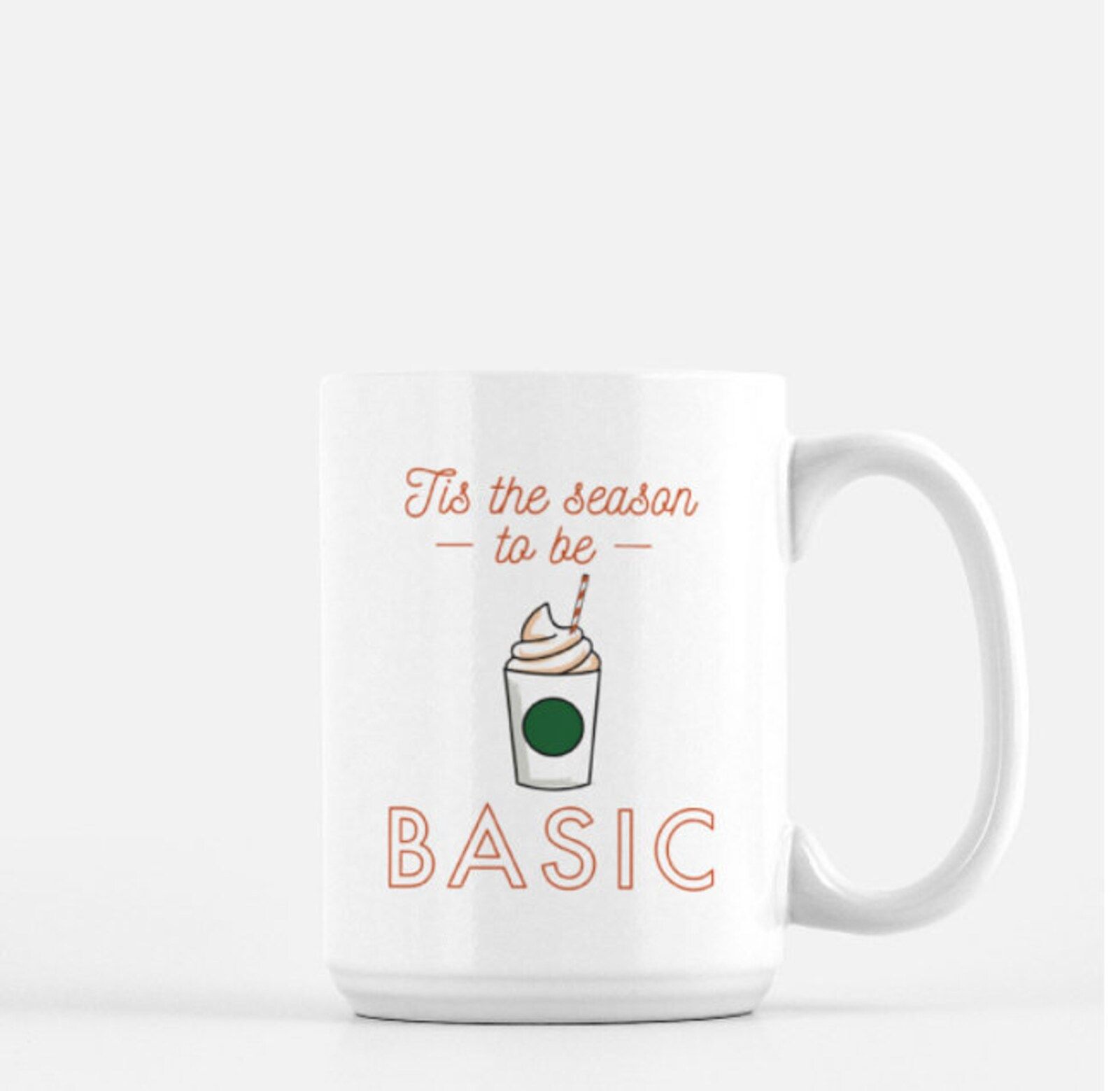 Tis The Season To Be Basic Fall Winter Graphic  Coffee Mug | Etsy | Etsy (US)
