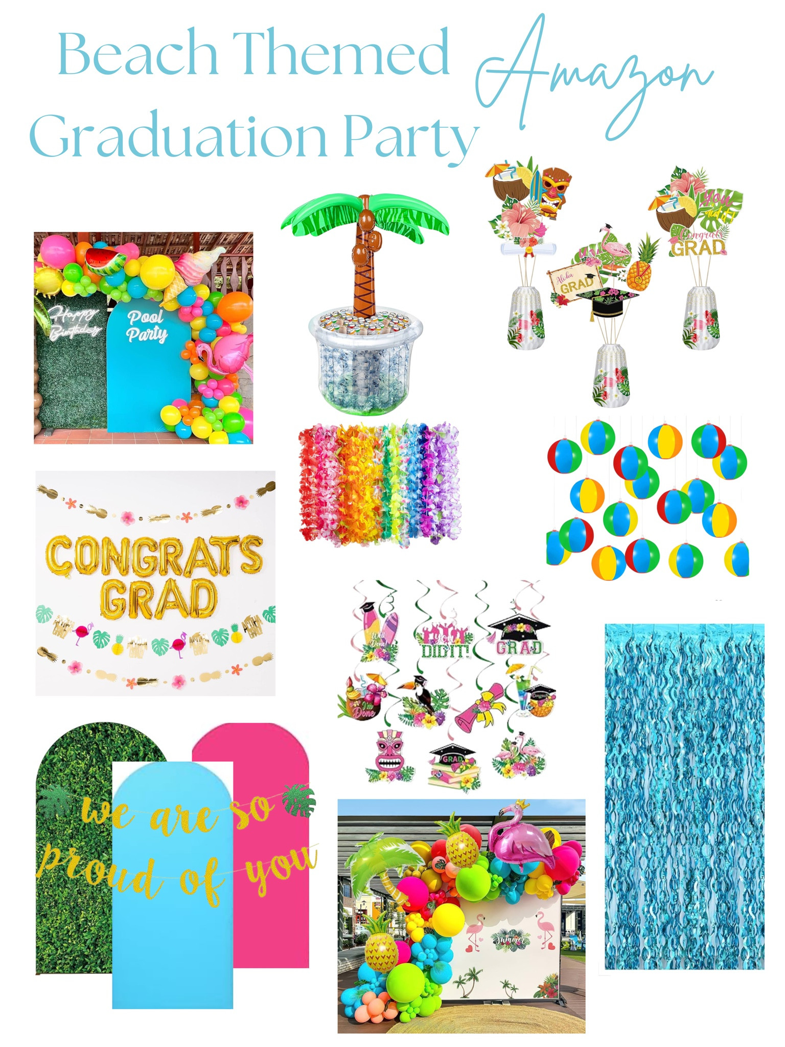 Beach Themed Graduation Party! 

#LTKParties #LTKSeasonal #LTKSummerSales