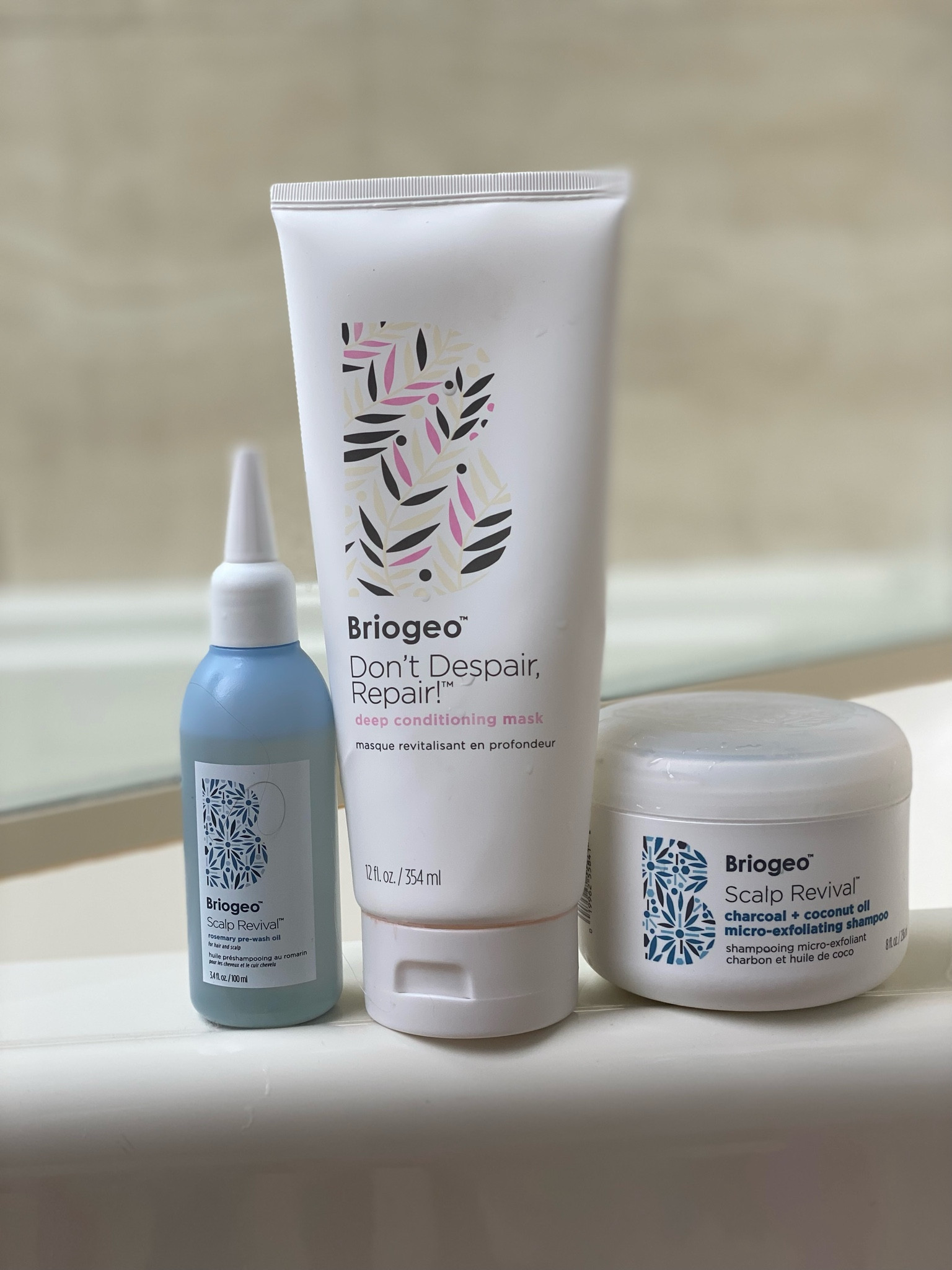 Today’s haircare routine! Love this trio!