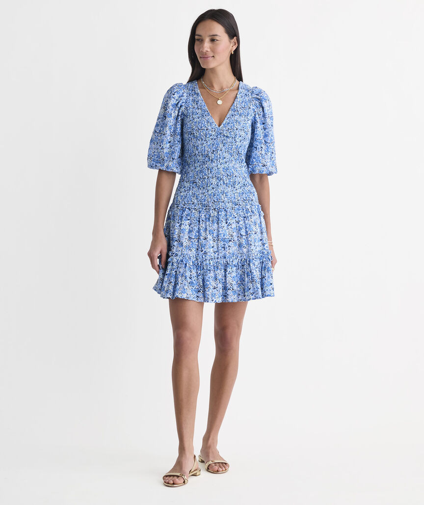 Kentucky Derby Erica Smocked Dress | vineyard vines